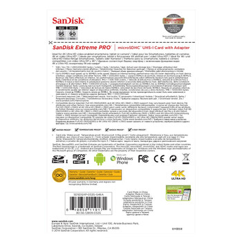 
                                                            闪迪（SanDisk）32GB TF（MicroSD）存储卡 U3 C10 A1 V30 4K 至尊超极速移动版内存卡 读速100MB/s                