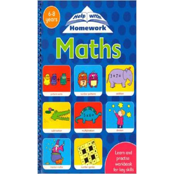英文原版help with homework spiral-maths6-8year