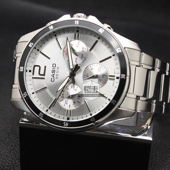 casio 卡西欧 mtp指针系列 石英男士手表 mtp-1374d-7a