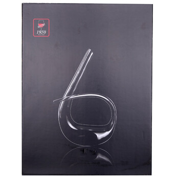 
                                        【京东超市】1950精品黑领结(750ML)纯手工分酒器醒酒器                
