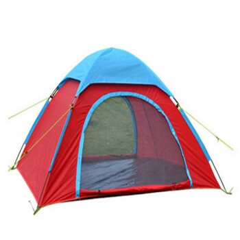 红色2014新品 野外露营帐篷 户外装备 双人 双门 登山帐篷 艳阳红帐篷