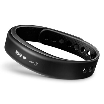 佳明（GARMIN）vivosmart  黑色大号 智能运动手环腕带 50米防水 计步器蓝牙 睡眠监测 震动提醒