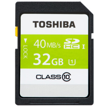 东芝（TOSHIBA）高速SDHC存储卡 32G Class10-40MB/s