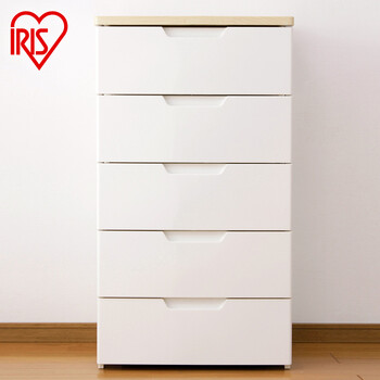 爱丽思IRIS塑料收纳柜储物整理柜抽屉式柜子HG-55B 5层 55.2*42.6*99cm