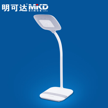 明可达 LED护眼台灯  可触摸调光创意台灯 学生学习 工作台灯 浅蓝色