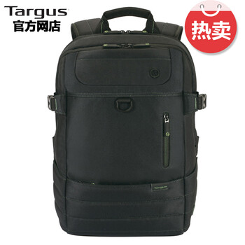 
                                        美国泰格斯Targus笔记本电脑包16英寸男女士双肩包背包书包TBB566AP 黑色 适合14-16英寸电脑                