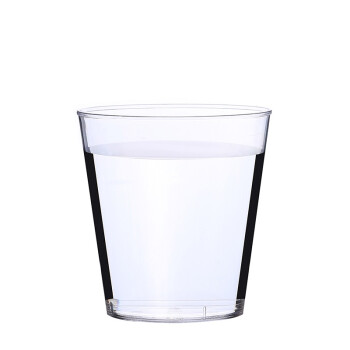 豫花 企业专享 一次性航空杯塑料杯子200ml高档加厚透明硬质礼品杯  可定制LOGO   500个/箱