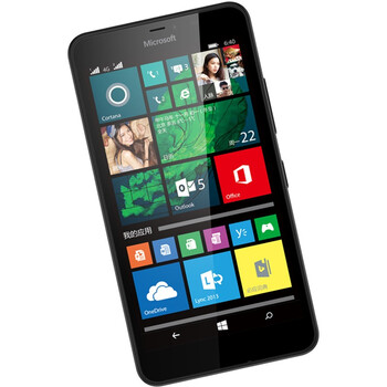 微软(Microsoft) Lumia 640XL LTE DS (RM-1096) 黑色 移动联通双4G手机 双卡双待