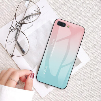 oppor11plus手机壳r11保护套plus男女款渐变色全包r11防摔硅胶玻璃