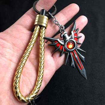 暴走萝莉鱼骨头蕾欧娜鸟盾牌钥匙扣圈挂件sn7935sn3110 金绳古银鸟盾