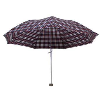 
                                        
                                                            天堂伞 三折雨伞晴雨伞男女商务伞57cm*7骨 339格子兰黑                