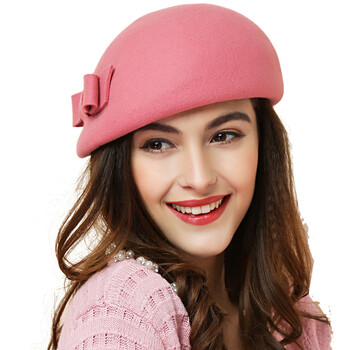 蒂芙莎 春季时尚性感贝雷帽 亲子帽儿童圆顶帽 英伦风女士帽子百搭