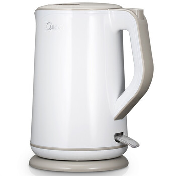 美的（Midea）WQJ1701b 密闭防溢 静音沸腾 双层防烫 进口温控器电热水壶1.7L