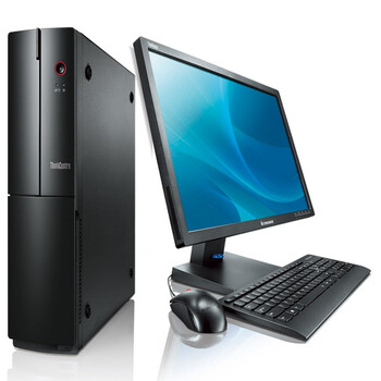 联想（ThinkCentre）E73S（10EN0013CD）台式电脑（G3250T 4GB 500GB 核显 串并口 Win7）19.5英寸