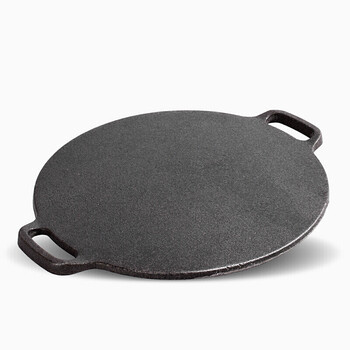 山东杂粮煎饼锅鏊子家用摊煎饼果子锅烙饼锅煎饼工具机鼎铸铁平底锅
