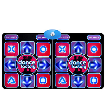 圣舞堂双人双发光跳舞毯 电视电脑两用 双发光按摩毯