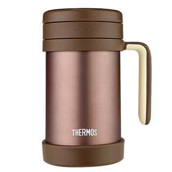 膳魔师 Thermos 办公杯水杯不锈钢时尚商务保温杯带滤网清洗茶杯杯子tcmf 50 Bw 红棕色500ml 图片价格品牌报价 京东