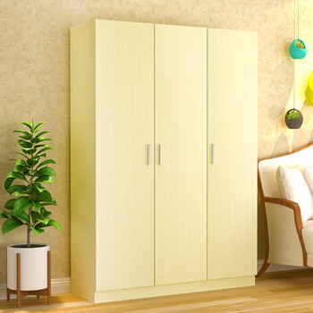 简约现代自由组合卧室单储物柜组装简易衣柜柜子 120*50*180白枫木