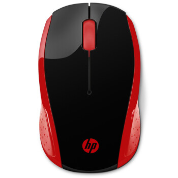 惠普（HP）HP200 无线鼠标 便携家用/笔记本电脑办公/鼠标 红色