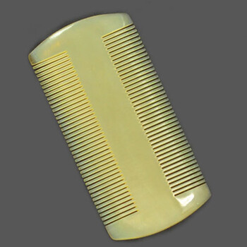 篦梳 梳子男女士理发羊角篦子虱子梳双排直发密齿便携式美发剪发头