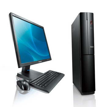 联想（ThinkCentre）E73S（10EN0013CD）台式电脑（G3250T 4GB 500GB 核显 串并口 Win7）19.5英寸
