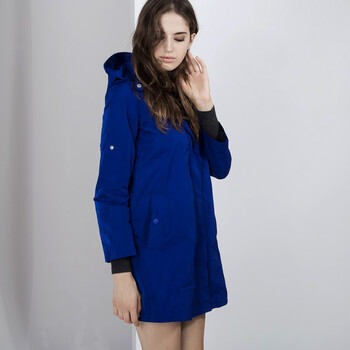 LACOSTE 法国鳄鱼 宇宙蓝, 海军蓝女式夹克衫BF1407VFSH1 如图 38