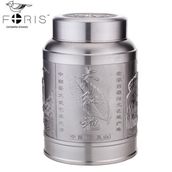 
                                        富瑞斯（Foris）Foris 富瑞斯 大号茶叶罐 手工醒茶罐 锡罐 储物罐 锡器1斤装 茶叶罐 大号大红袍                
