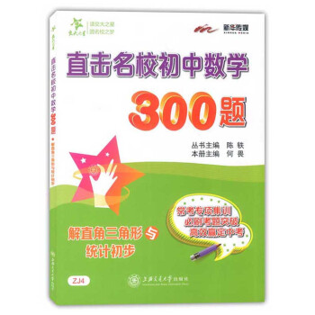 直击名校初中数学300题 解直角三角形与统计初步 摘要书评试读 京东图书