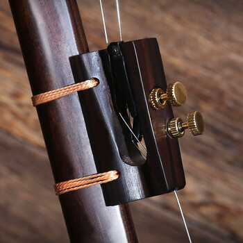 多功能黑檀二胡千斤 紫檀机械千金 自带微调 二胡配件 木千斤线 黑檀