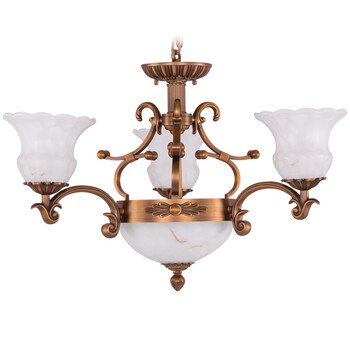 科波菲尔 欧式全铜灯 铜灯 餐厅卧室吊灯 M9025-3 led3W暖白光