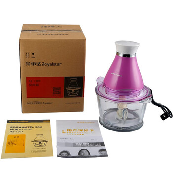 荣事达（Royalstar）RZ-138T 多功能双刀绞肉机料理机家用搅馅切菜机