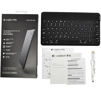 罗技（Logitech）iK1041便携键盘 黑色(iPhone & All iPad & iPad mini)