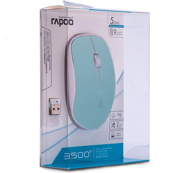 
                                        雷柏（Rapoo） 3500P 无线鼠标 办公鼠标 笔记本鼠标 蓝色                 