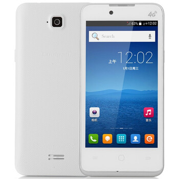 酷派(Coolpad) 8707 白色 移动4G手机