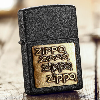 之寶(zippo)打火機 四代銅徽章 362 黑裂漆古銅徽章 煤油防風火機