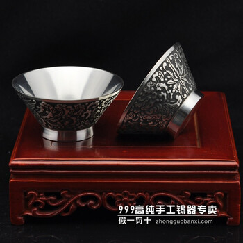 国家大师赖庆国-高纯锡器茶壶整套茶具礼品套装-高档春节送礼品领导-祥瑞