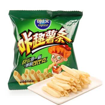 可比克咔趣薯条13g 劲爆烤翅味