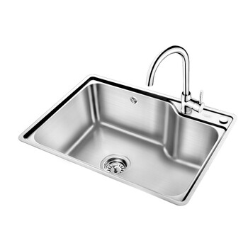 欧琳oulinolwg62452水槽龙头套餐304不锈钢厨房单槽