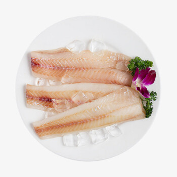 渔鲜荟 冷冻阿拉斯加狭鳕鱼柳450g 5-6片 太平洋鳕鱼片 450g