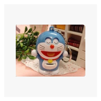 哆啦A梦/机器猫/小叮当 可爱5种表情 转眼睛 钥匙扣/包包挂件