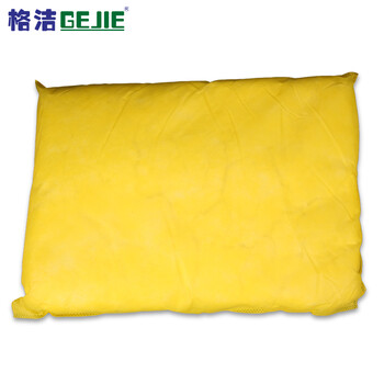 格洁 933050化学品类枕形吸液棉 吸液枕吸液毡实验室化工厂化学品仓库应急泄漏吸附垫40cm×50cm×5cm×8个