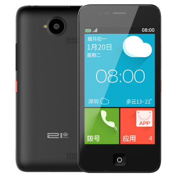 21KE MC002C 移动3G智能老人手机 黑色