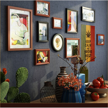 欧式相框抽象派艺术装饰画 相片相框组合墙饰壁式墙面照片墙装饰 海报