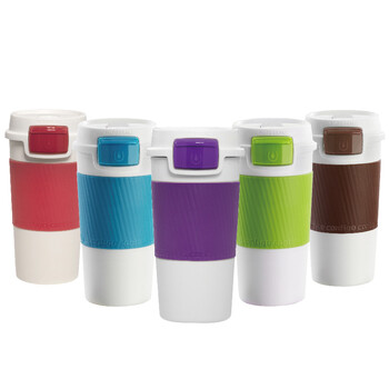 
                                        contigo 美国 男女便携随手杯摩根咖啡杯340ml 棕色                