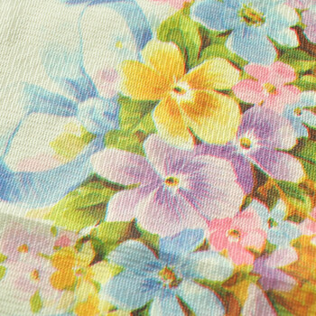 风雅荷塘 天女散花85*150CM 经编纱印花风水门帘 隔断帘 送杆