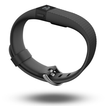 
                                        Fitbit Charge HR 智能乐活心率手环 心率实时监测 自动睡眠记录 来电显示 运动蓝牙手表计步器 黑色 S                