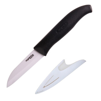 美瓷（MYCERA）陶瓷刀切水果刀具 厨房家用削皮器 瓜果刀 小刀 辅食刀（黑色）EZ3B