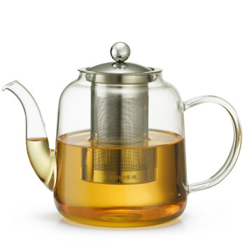 绿珠lvzhu 1200ml茶壶玻璃茶具 大容量过滤煮茶器办公养生泡茶壶 家用加厚耐热烧水壶G326