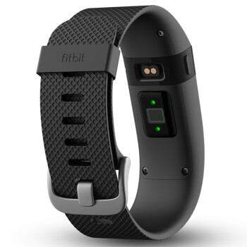 
                                        Fitbit Charge HR 智能乐活心率手环 心率实时监测 自动睡眠记录 来电显示 运动蓝牙手表计步器 黑色 S                