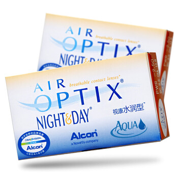 爱尔康 Alcon 视康隐形眼镜月抛日夜型3片装硅水凝胶隐形眼镜ys 500 图片价格品牌报价 京东